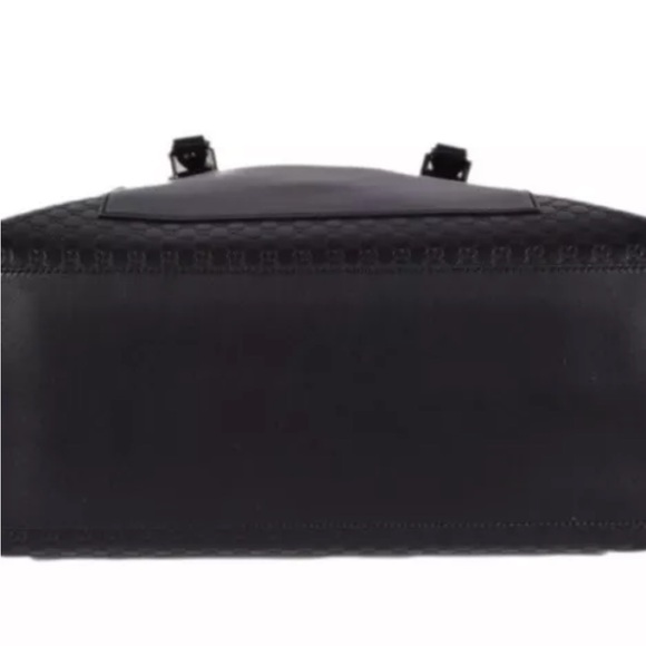 ❌SOLD❌ GUCCI BORSA MICROGUCCISSMA BLACK TOTE/HANDBAG! NWT! - Picture 7 of 9